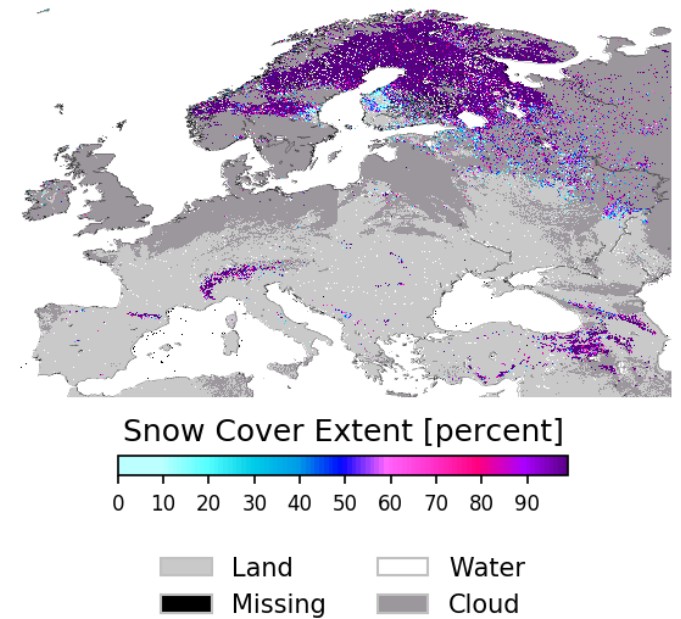 Snow Cover Extent  Copernicus Global Land Service