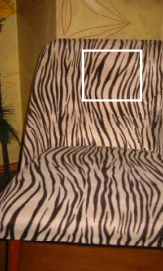 Zebra Sample Couch